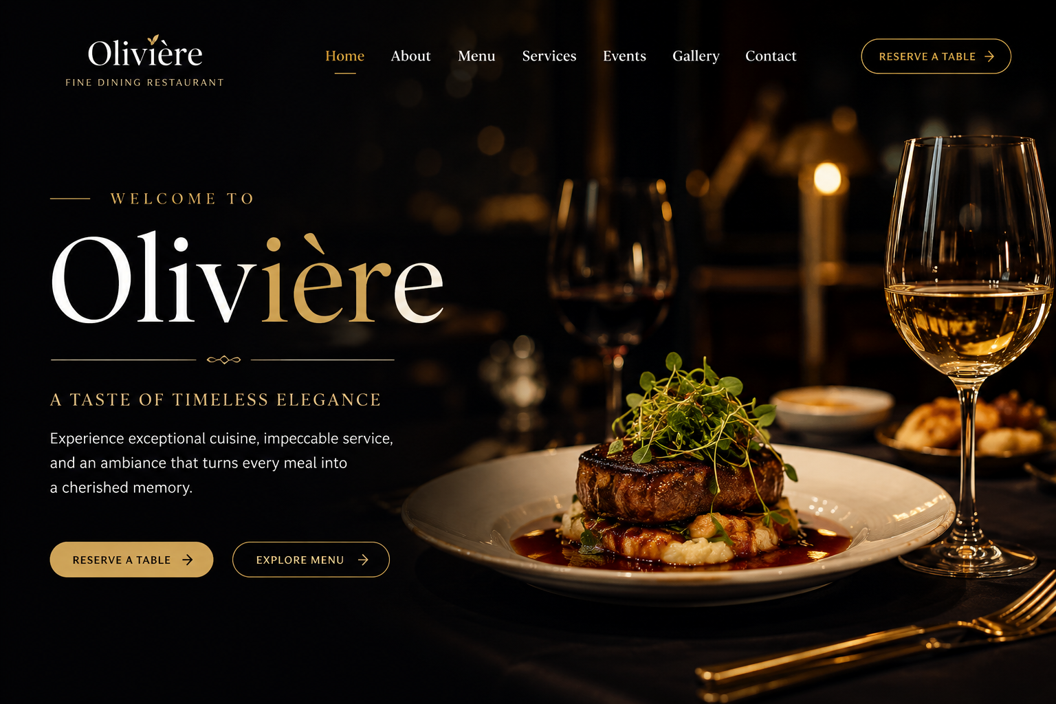 Restaurant Website