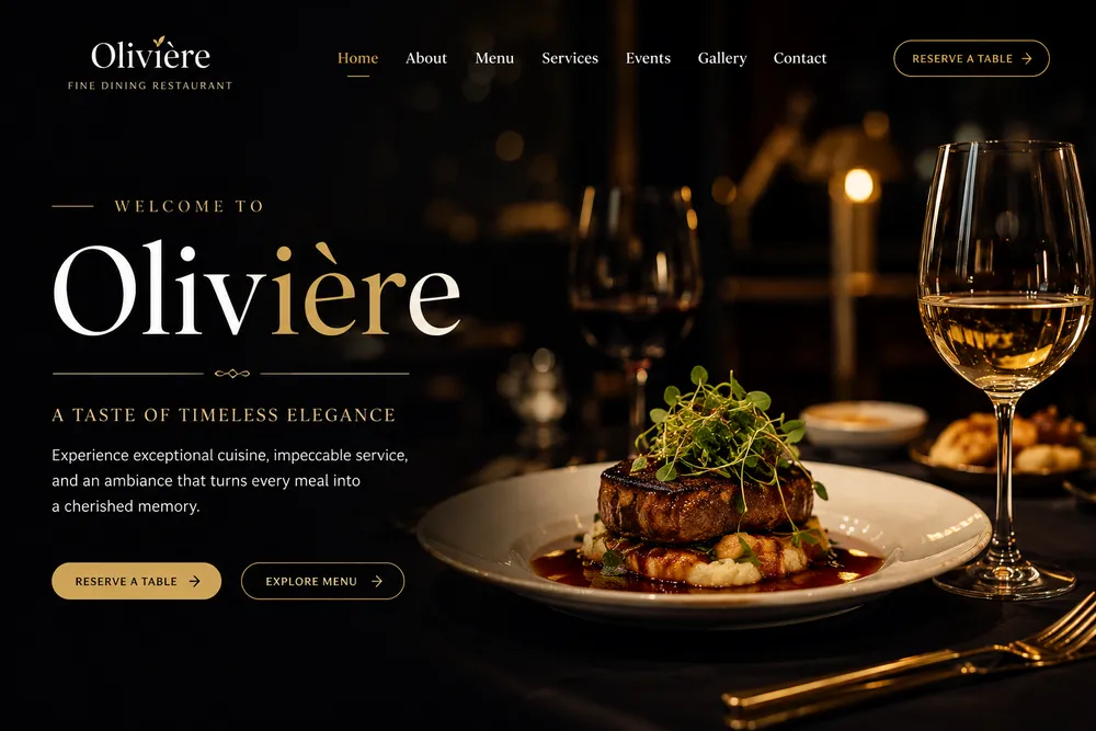 Restaurant Website